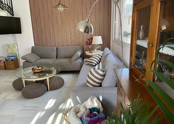 펜션 El Jardin De La Palmera Con 2 Parking *